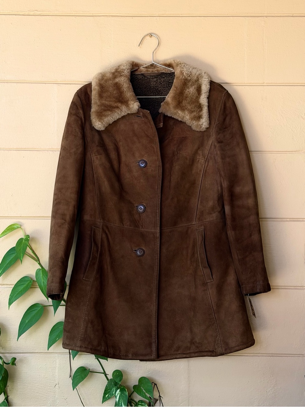 Vintage 70’s Suede Sherpa Coat